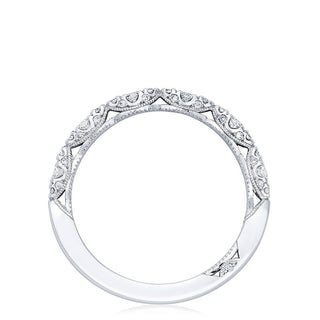 Marquise Shape Design Detail Wedding Band