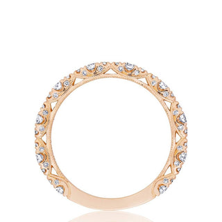 Marquise Shape Design Detail Wedding Band