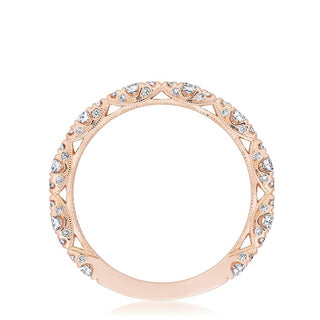 Marquise Shape Design Detail Wedding Band