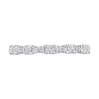 Marquise Shape Design Detail Wedding Band