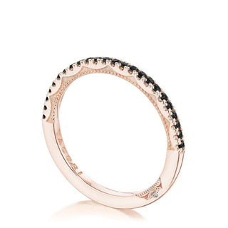 String of Black Diamonds Ring