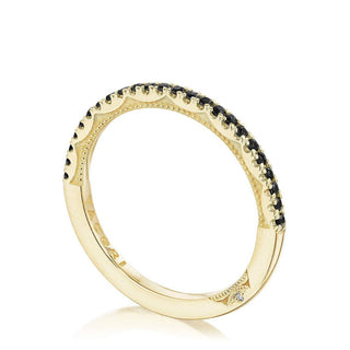 String of Black Diamonds Ring