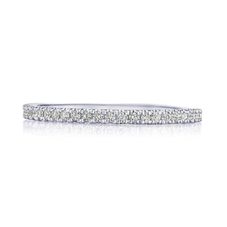 French Pavé Diamond Wedding Band - 1.5mm