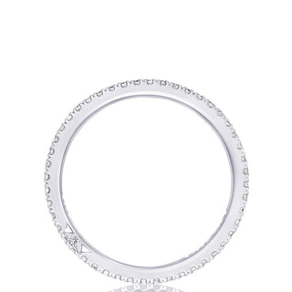 French Pavé Diamond Wedding Band - 1.5mm