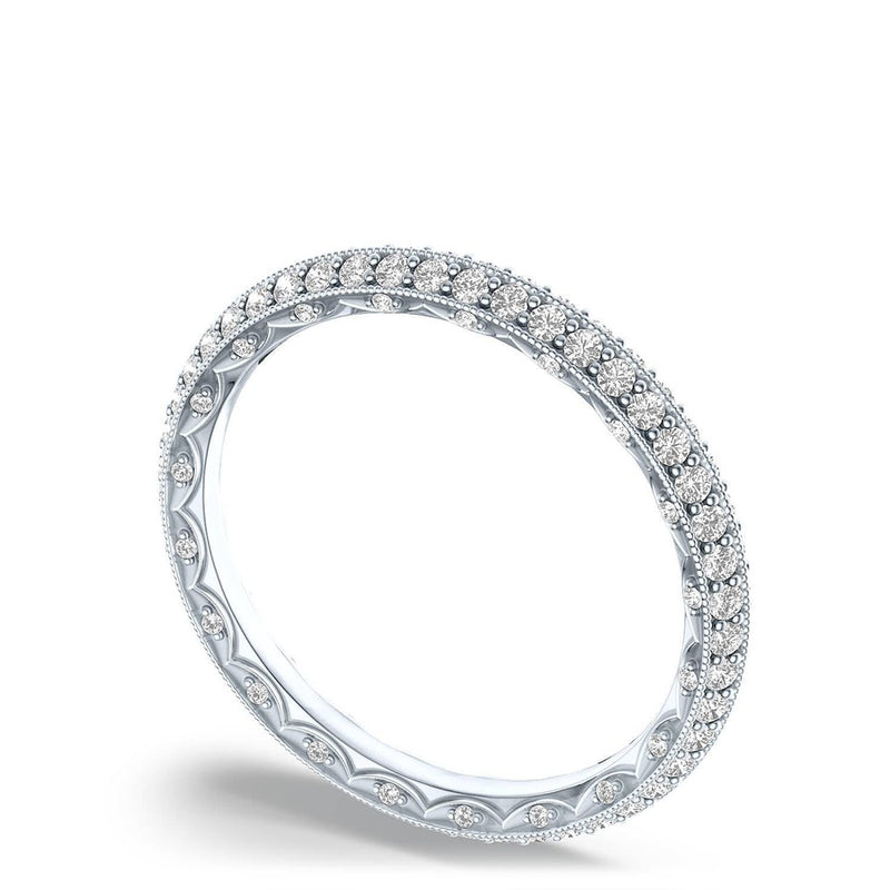 Knife Edge Wedding Band