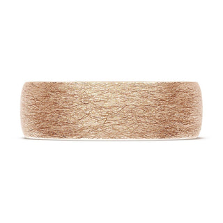 Classic Rounded in Brushed Finish Wedding Band