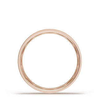 Classic Flat in High Polish Finish Wedding Band