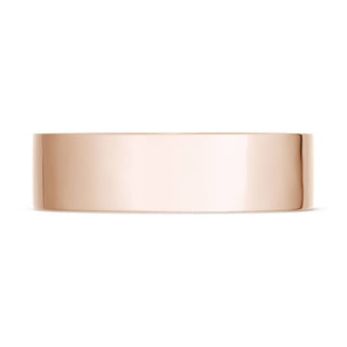 Classic Flat in High Polish Finish Wedding Band