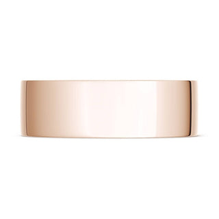 Classic Flat in High Polish Finish Wedding Band