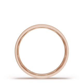 Classic Flat in High Polish Finish Wedding Band