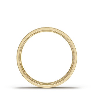 Classic Flat in High Polish Finish Wedding Band