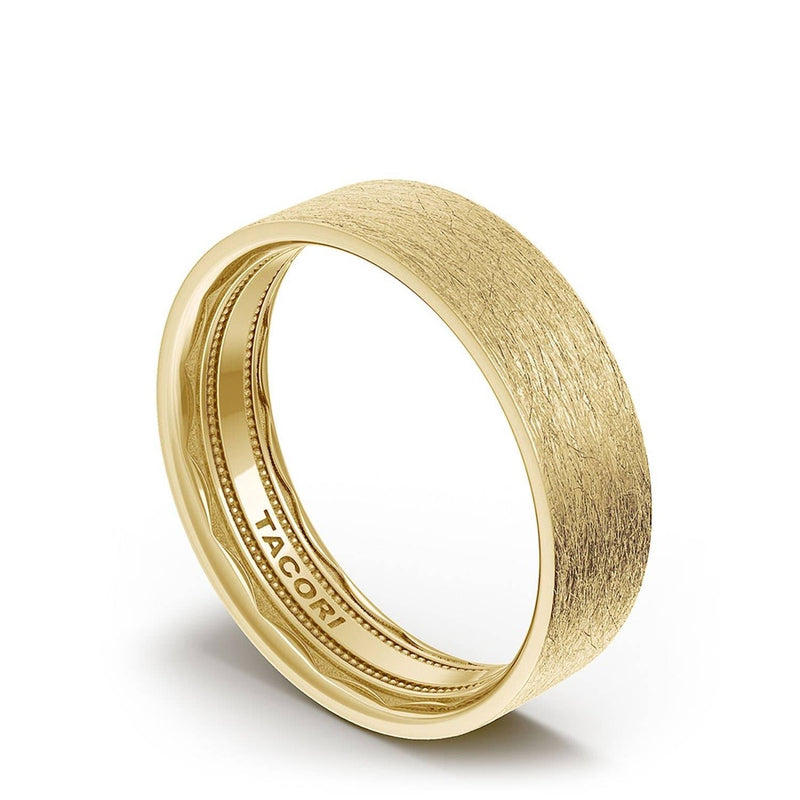 Classic Flat in Brushed Finish Wedding Band