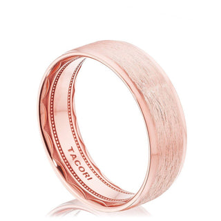 Classic Bevel Edge in Brushed Finish Wedding Band