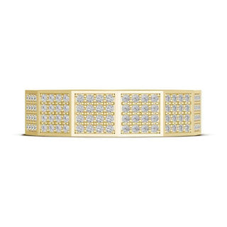 Diamond Faceted - Full Coverage Wedding Band in High Polish  - 6mm