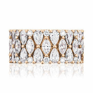 Marquise and Pear Mosaic Band
