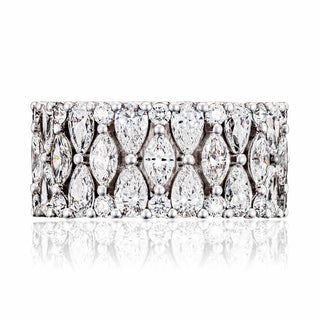 Marquise and Pear Mosaic Band