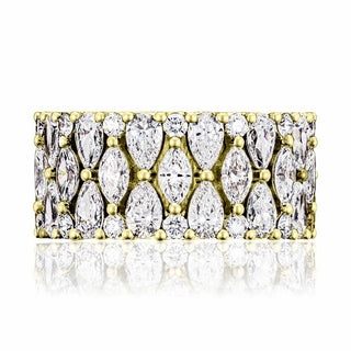 Marquise and Pear Mosaic Band