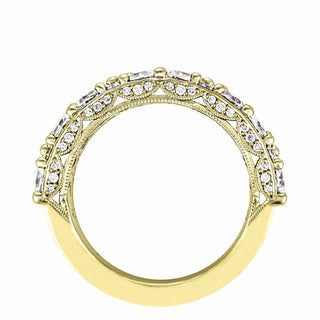 East West Marquise and Pear Mosaic Band
