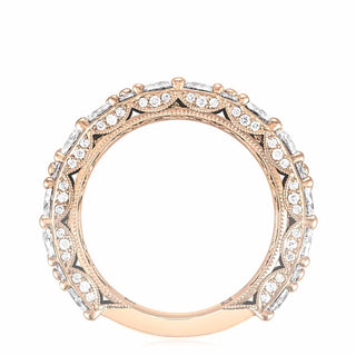 East West Marquise and Pear Mosaic Band