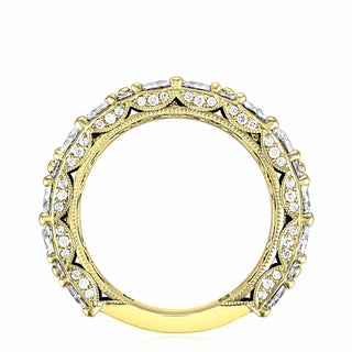 East West Marquise and Pear Mosaic Band