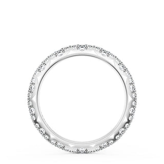 Pavé Diamond Wedding Band, 2.4mm