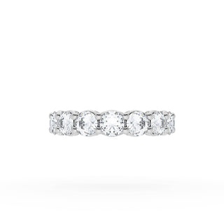 Round Cut Diamond Eternity Band in 14kt White Gold