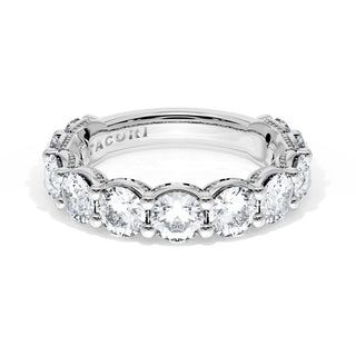 Round Cut Diamond Eternity Band in 14kt White Gold