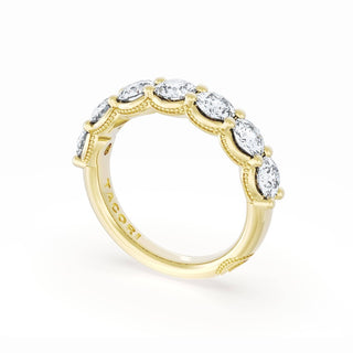 Round Cut Diamond Eternity Band in 14kt White Gold