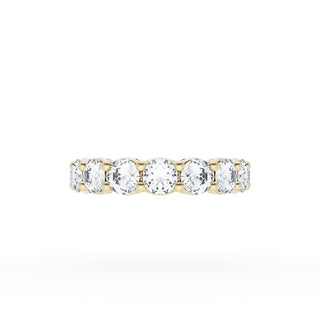 Round Cut Diamond Eternity Band in 14kt White Gold