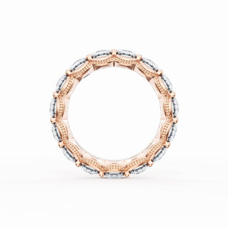 Round Cut Diamond Eternity Band in 14kt White Gold