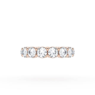 Round Cut Diamond Eternity Band in 14kt White Gold