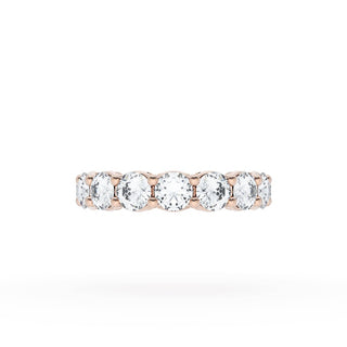 Round Cut Diamond Eternity Band in 14kt White Gold
