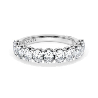 Oval Cut Diamond Eternity Band in 14kt Rose Gold