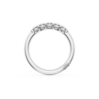 Oval Cut Diamond Eternity Band in 14kt Rose Gold