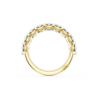 Oval Cut Diamond Eternity Band in 14kt White Gold