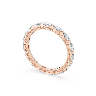 Diamond Eternity Band in 14kt Rose Gold