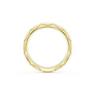 High Polish Wedding Band in 14kt Yellow Gold