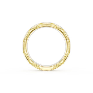 High Polish Wedding Band in 14kt Yellow Gold