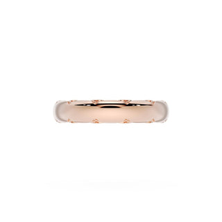 High Polish Wedding Band in 14kt Yellow Gold