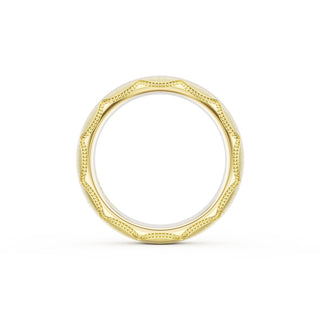 Satin Finish Wedding Band in 14kt Yellow Gold