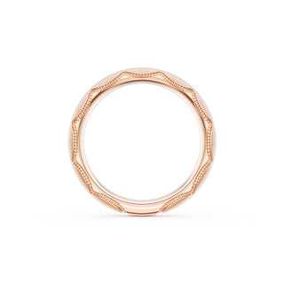 Satin Finish Wedding Band in 14kt Yellow Gold