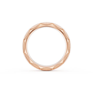 Satin Finish Wedding Band in 14kt Yellow Gold