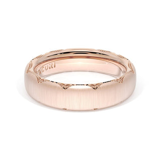 Satin Finish Wedding Band in 14kt Yellow Gold