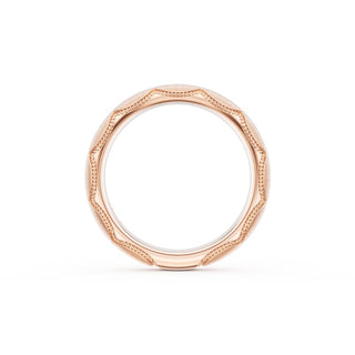 Satin Finish Wedding Band in 14kt Yellow Gold