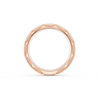 Satin Finish Wedding Band in 14kt Yellow Gold