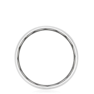 Classic Rounded in High Polish Finish Wedding Band