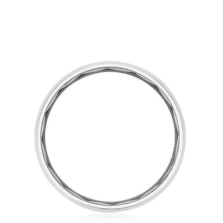 Classic Rounded in High Polish Finish Wedding Band