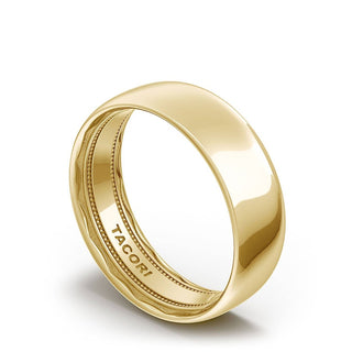 Classic Rounded in High Polish Finish Wedding Band