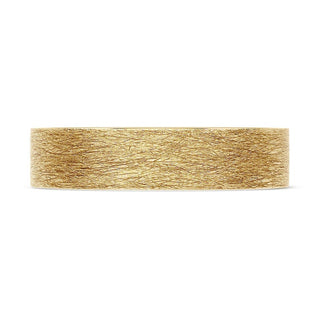 Classic Two-Tone Flat in Brushed Finish Wedding Band