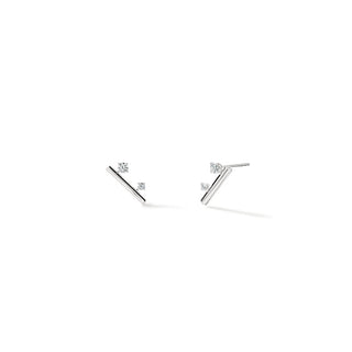 Hearts on Fire Barre Floating Diamond Climber Earrings UU2850 : 0.30 :  : 18KW : GH/VS